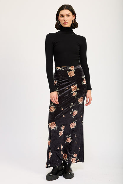 High Waist Maxi Pencil Skirt