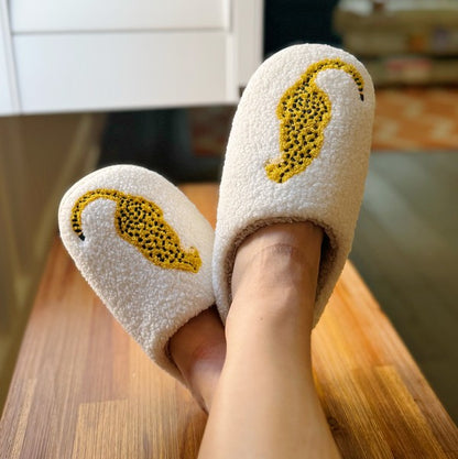 Cheetah Lounge Slippers