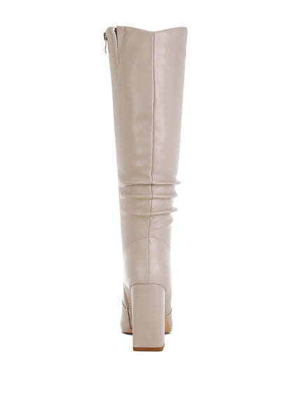 YANIR Slouchy Shaft Knee-High Boots