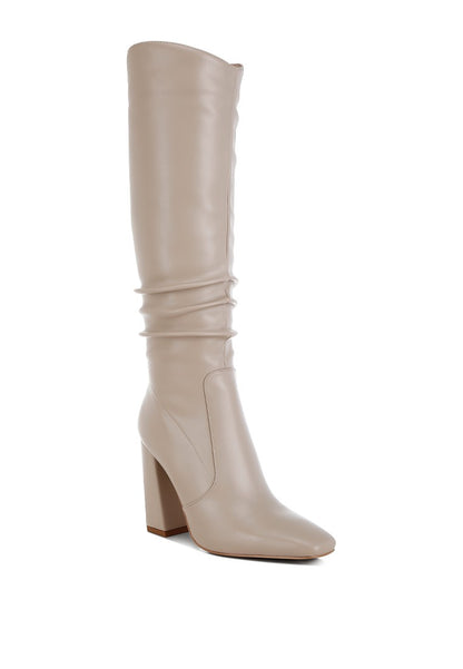 YANIR Slouchy Shaft Knee-High Boots