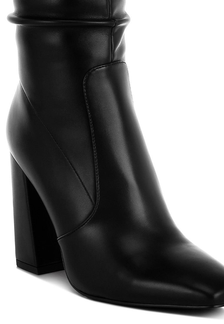 YANIR Slouchy Shaft Knee-High Boots