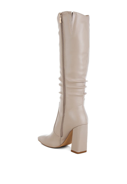 YANIR Slouchy Shaft Knee-High Boots