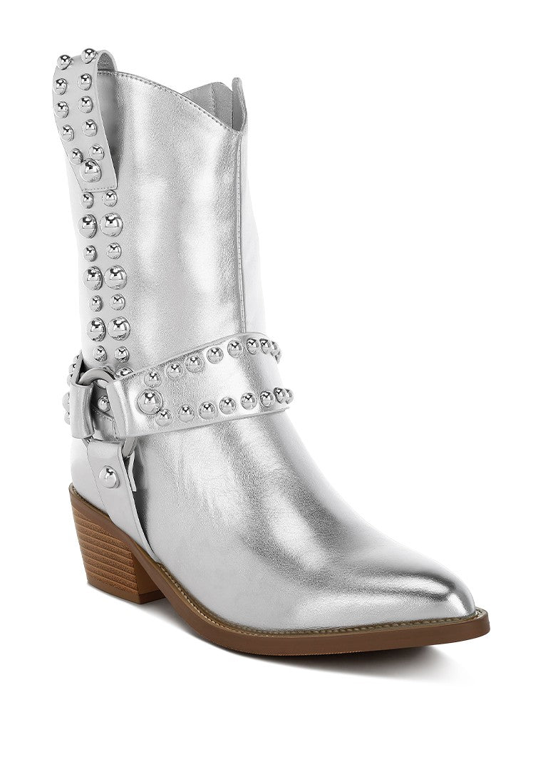 ALTAIR Studded Harness Detail Boots