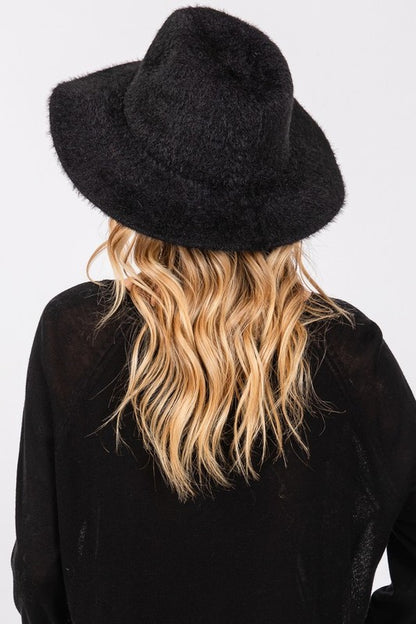 Fuzzy Winter Fedora Hat