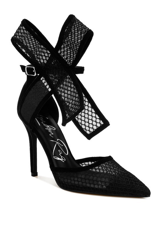 REGENTA Big Bow Detail Stiletto Sandals