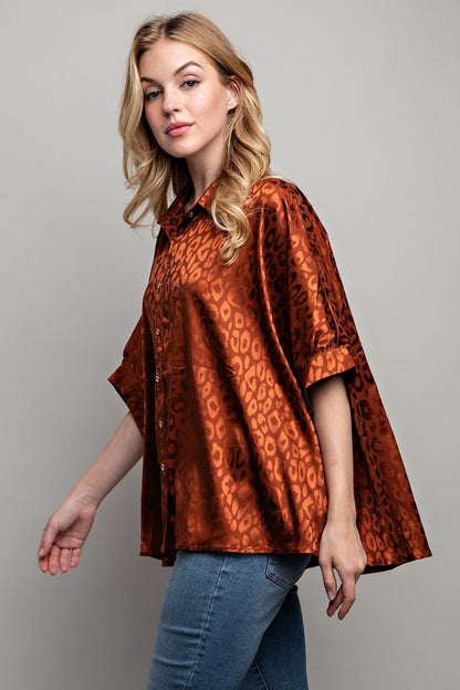 Sweet Generis - Satin Print Shirt