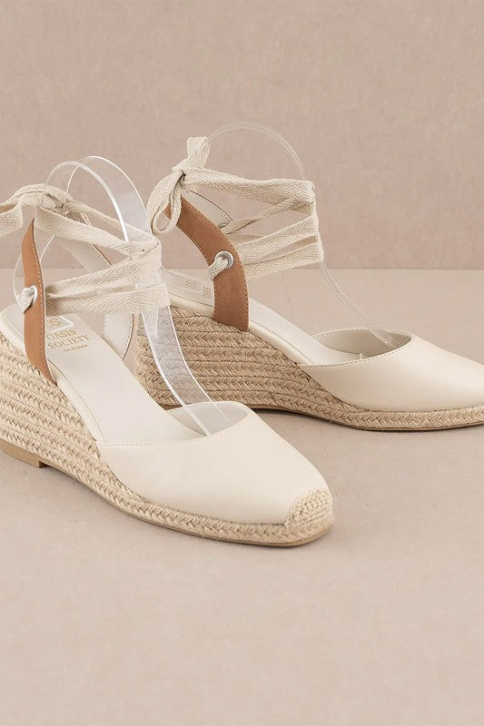 ALONDRA Espadrille Lace-Up Wedge