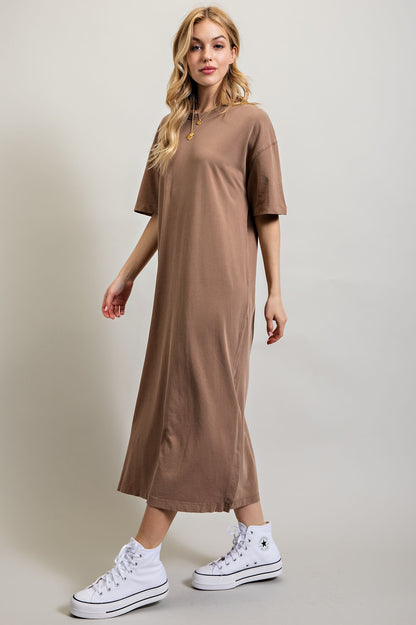 Sweet Generis - Vented Heavy Cotton Washed Dress