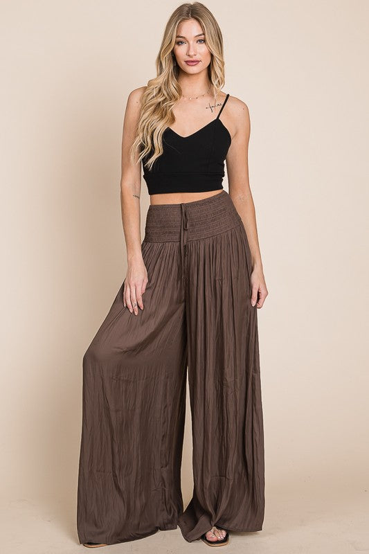 Jade By Jane Plus Size - Ruche Waisted Resort Pants