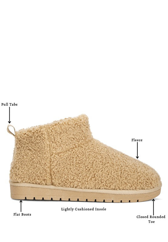 ANATOLE Fleece Exterior Fluffy Boots