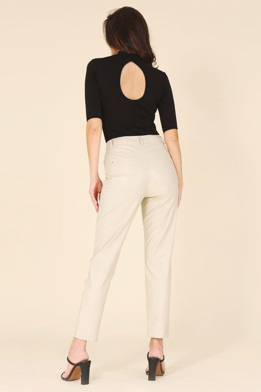 Lilou Vegan Leather Pants