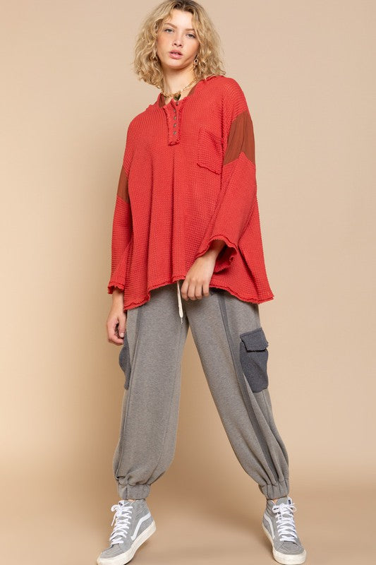 POL Bell Sleeve Oversized Sweater