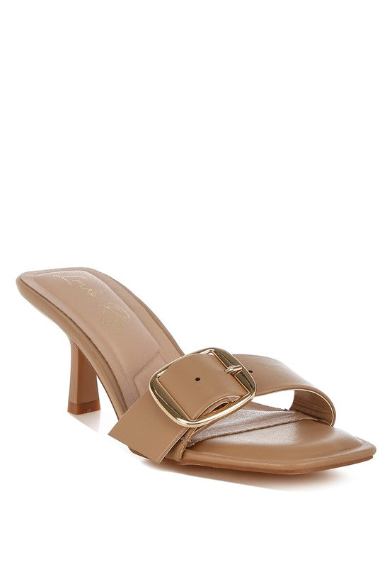 ACACIA Buckle Strap Slip-on Sandals