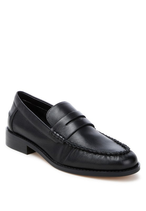 PLAVIA Genuine Leather Loafers