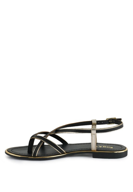 PHEBOE Strappy Flat Sandals