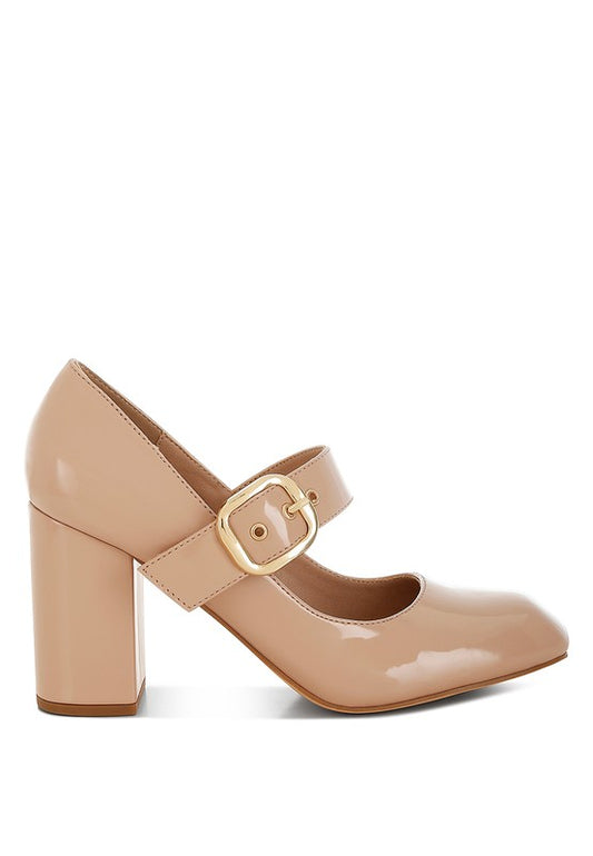 PRIMULA Block Heel Mary Jane Sandals