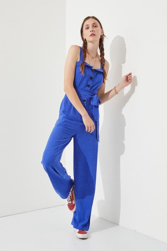 Jade By Jane Plus Size - Sleeveless Jumpsuit