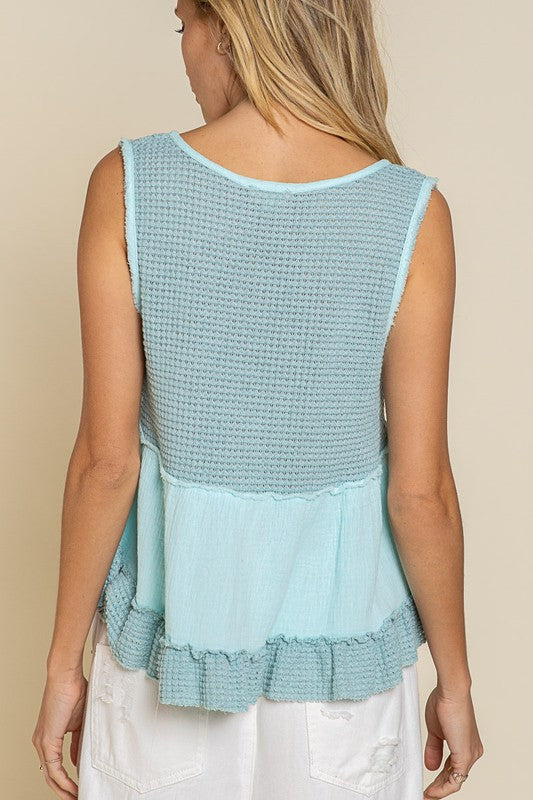 POL Mini Babydoll Tank Top