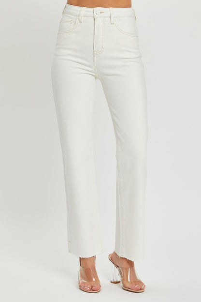 RISEN - Full Size High Rise Tummy Control Straight Jeans