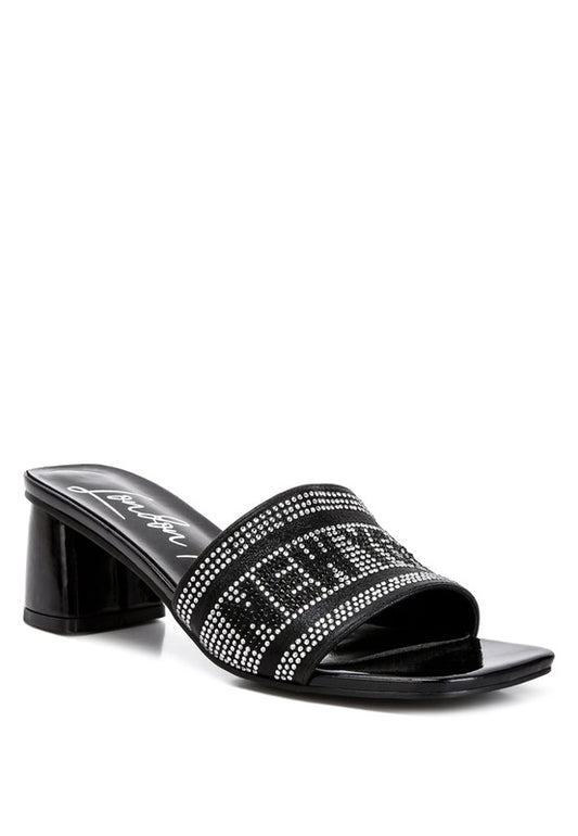 Diamante Embellished New York Sandals