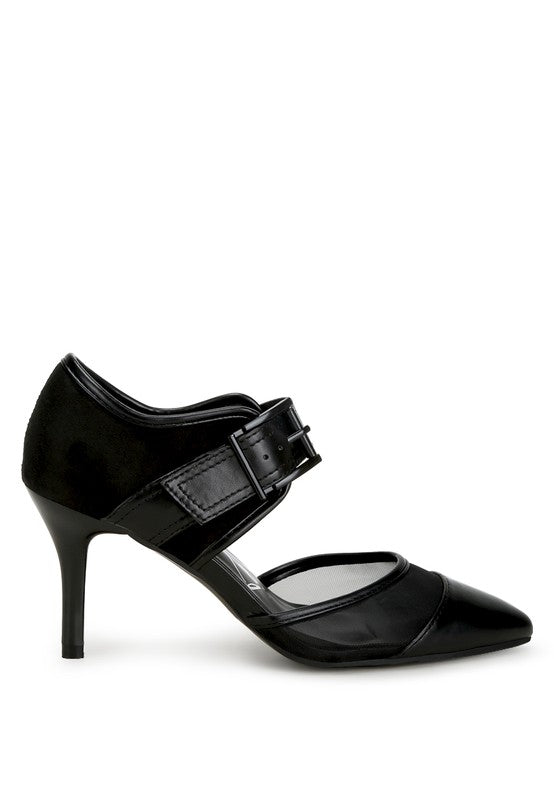 ANERI Buckle Detail Pump Sandals