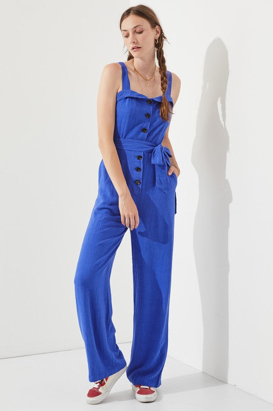 Jade By Jane Plus Size - Sleeveless Jumpsuit