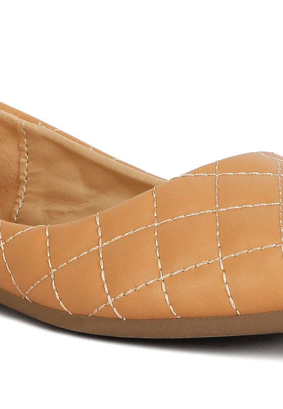 RIKHANI Quilted Ballet Flats