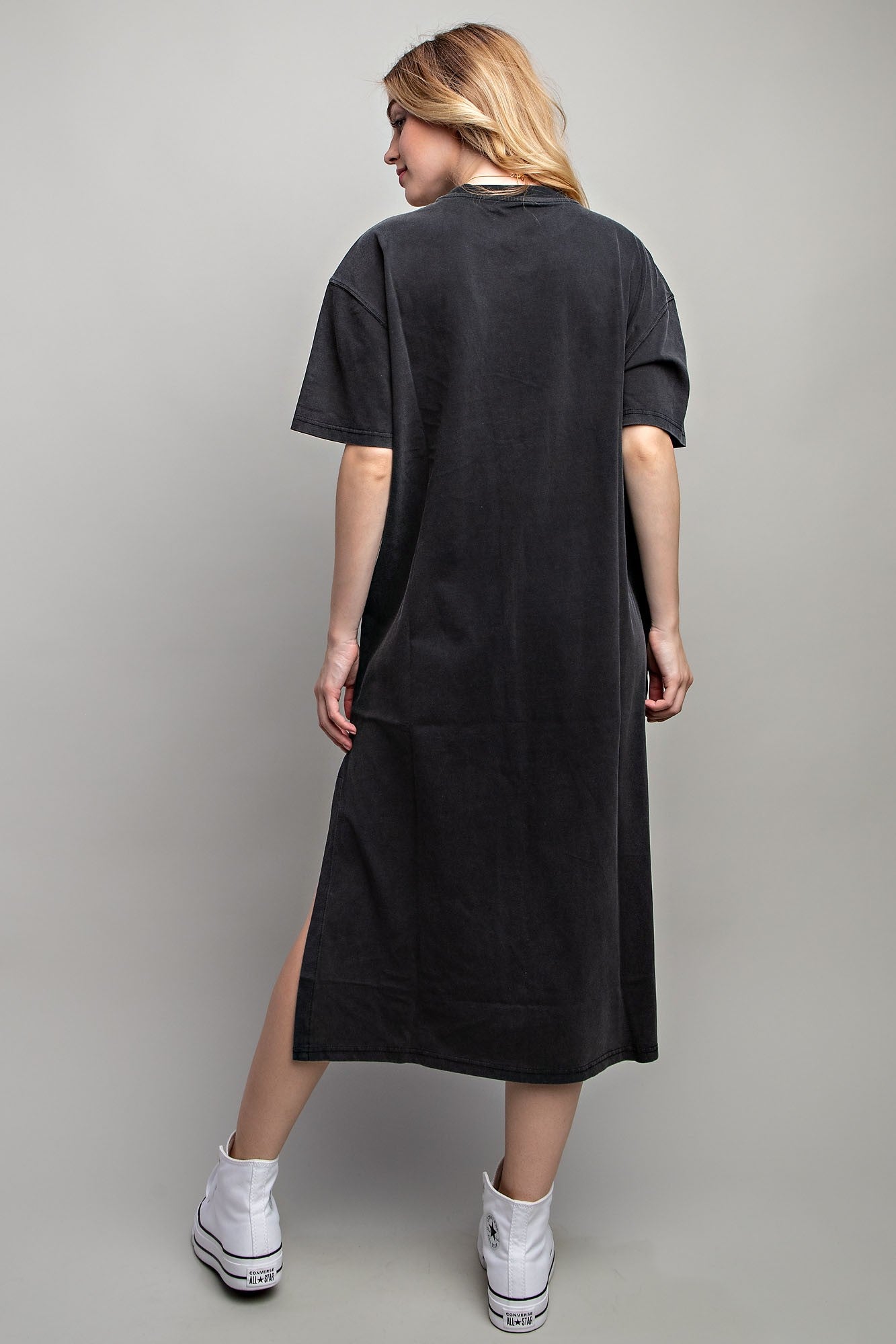 Sweet Generis - Vented Heavy Cotton Washed Dress