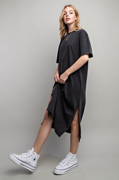 Sweet Generis - Vented Heavy Cotton Washed Dress