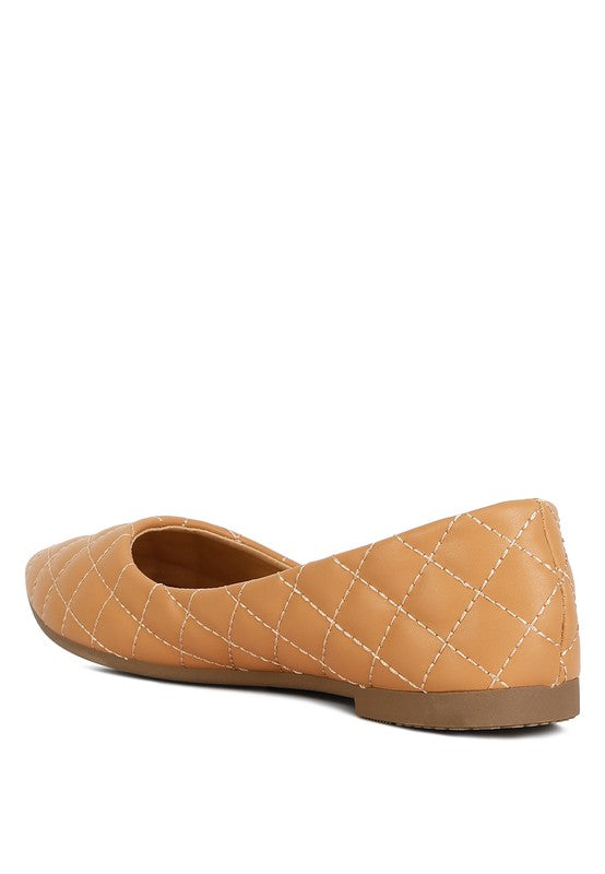 RIKHANI Quilted Ballet Flats