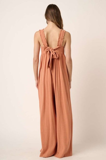 Mittoshop Wide Leg Jumpsuit