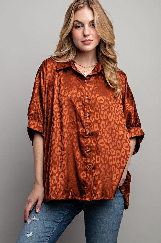 Sweet Generis - Satin Print Shirt