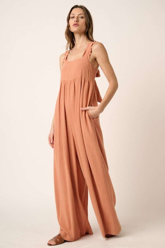 Mittoshop Wide Leg Jumpsuit