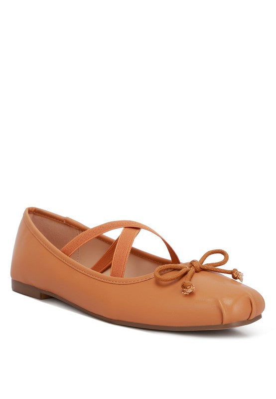 LEINA Recycled Faux Leather Ballet Flats