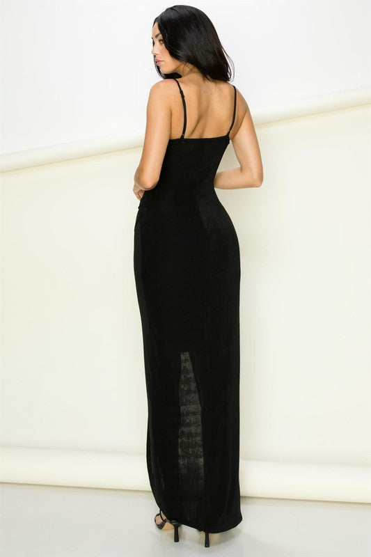 HYFVE Pleasure Is Mine Front Cutout Maxi Dress