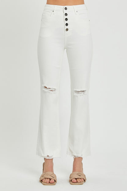 RISEN - Full Size Button Fly Straight Jeans