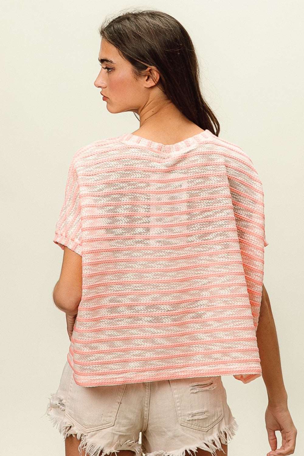 Braid Striped T-Shirt