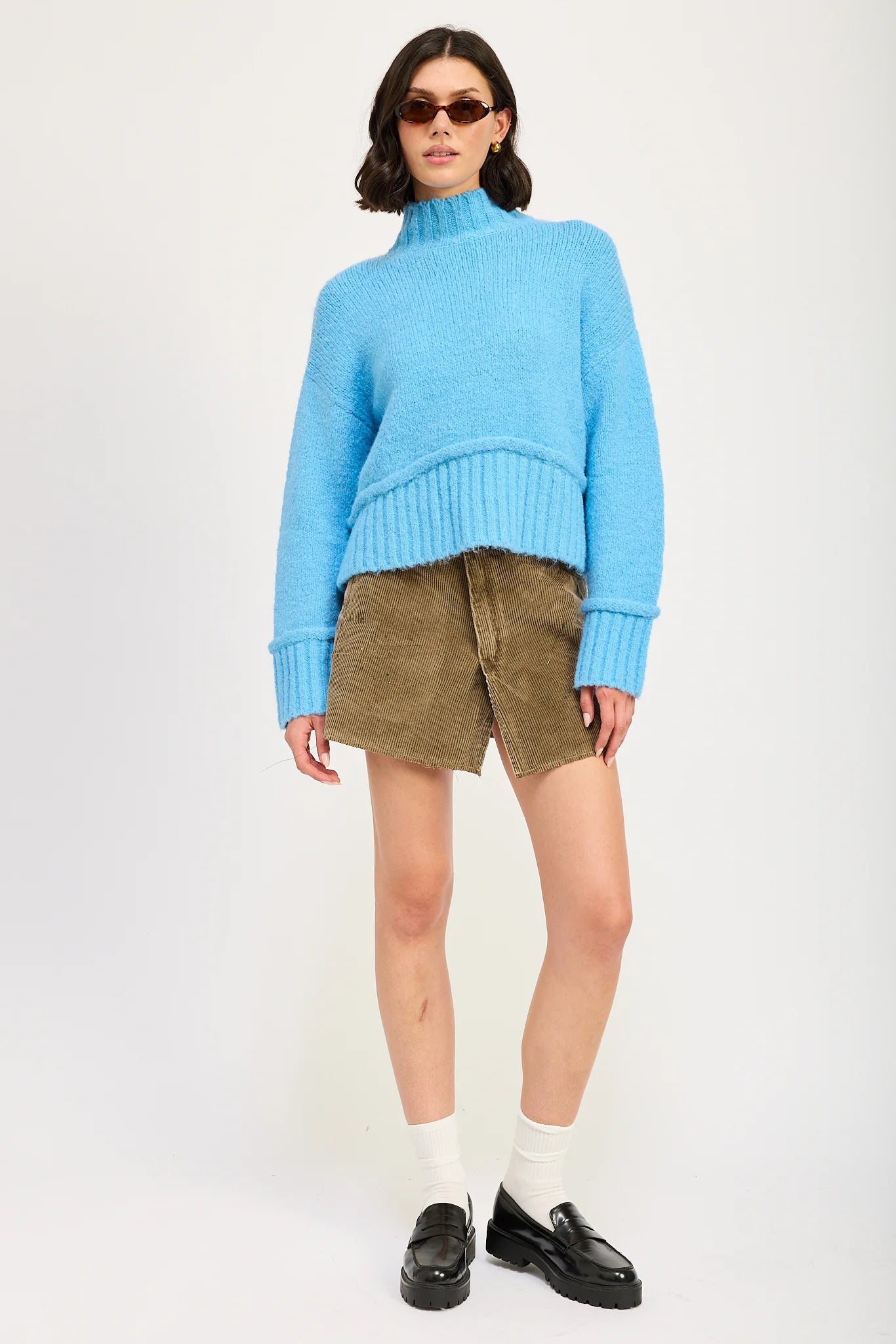 Turtleneck Boxy Sweater