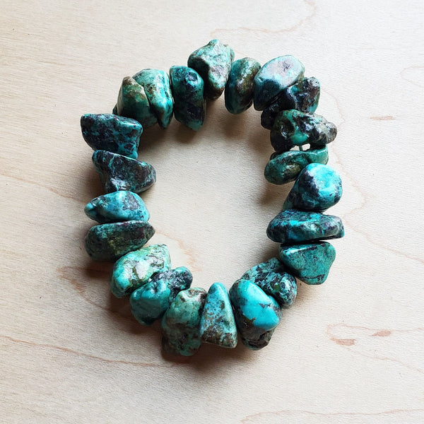 Chunky Natural Turquoise Bracelet