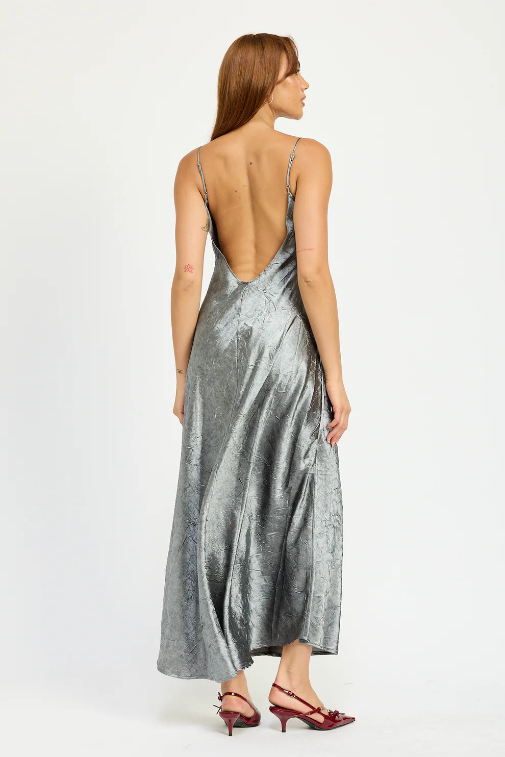 Crushed Velvet Maxi Dress