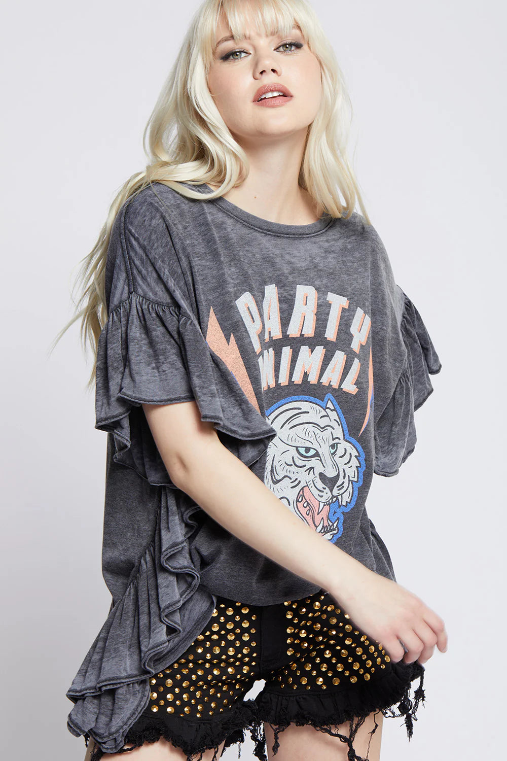 Party Animal Ruffle Tee