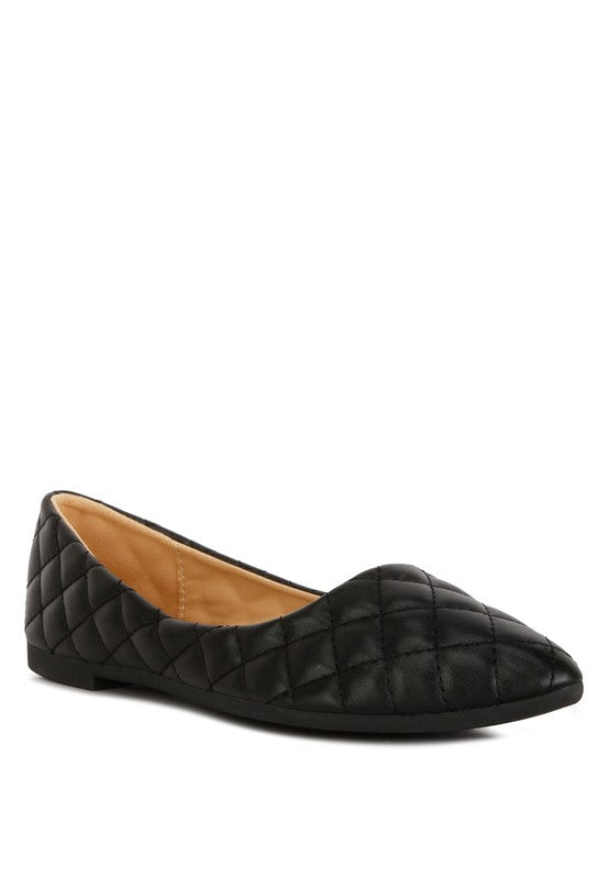 RIKHANI Quilted Ballet Flats