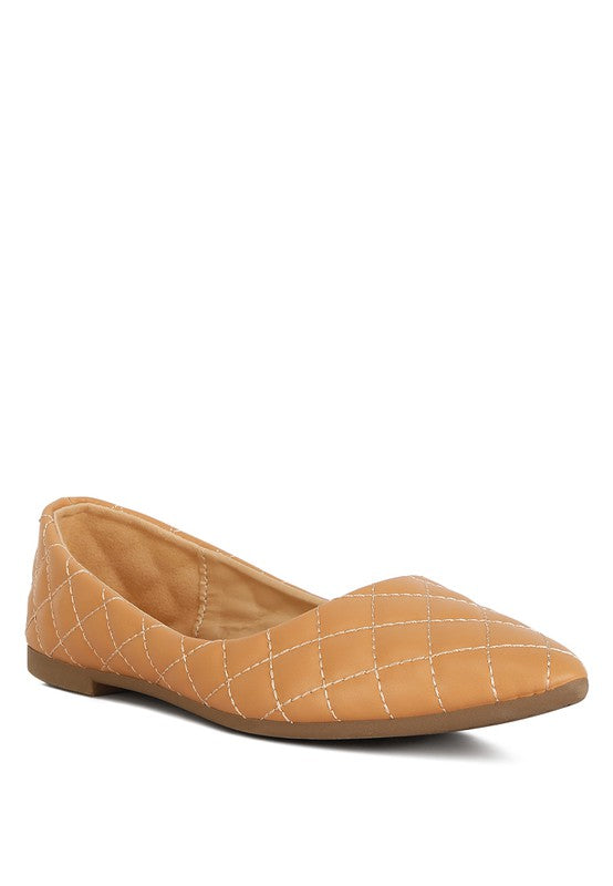 RIKHANI Quilted Ballet Flats