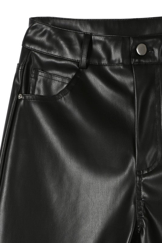 Lilou Vegan Leather Pants