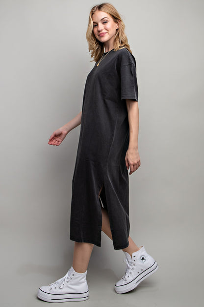 Sweet Generis - Vented Heavy Cotton Washed Dress