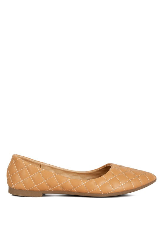 RIKHANI Quilted Ballet Flats