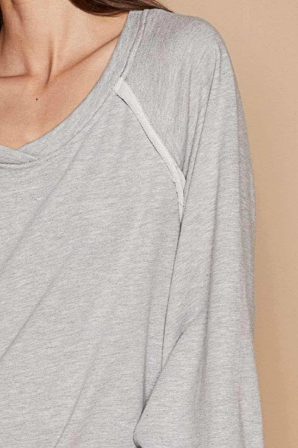 Back Cross Strap Detail Sweatshirt