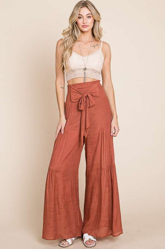 Jade By Jane Plus Size - Tie Front Pants