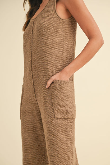 MABLE - Knit Crop Jumpsuit