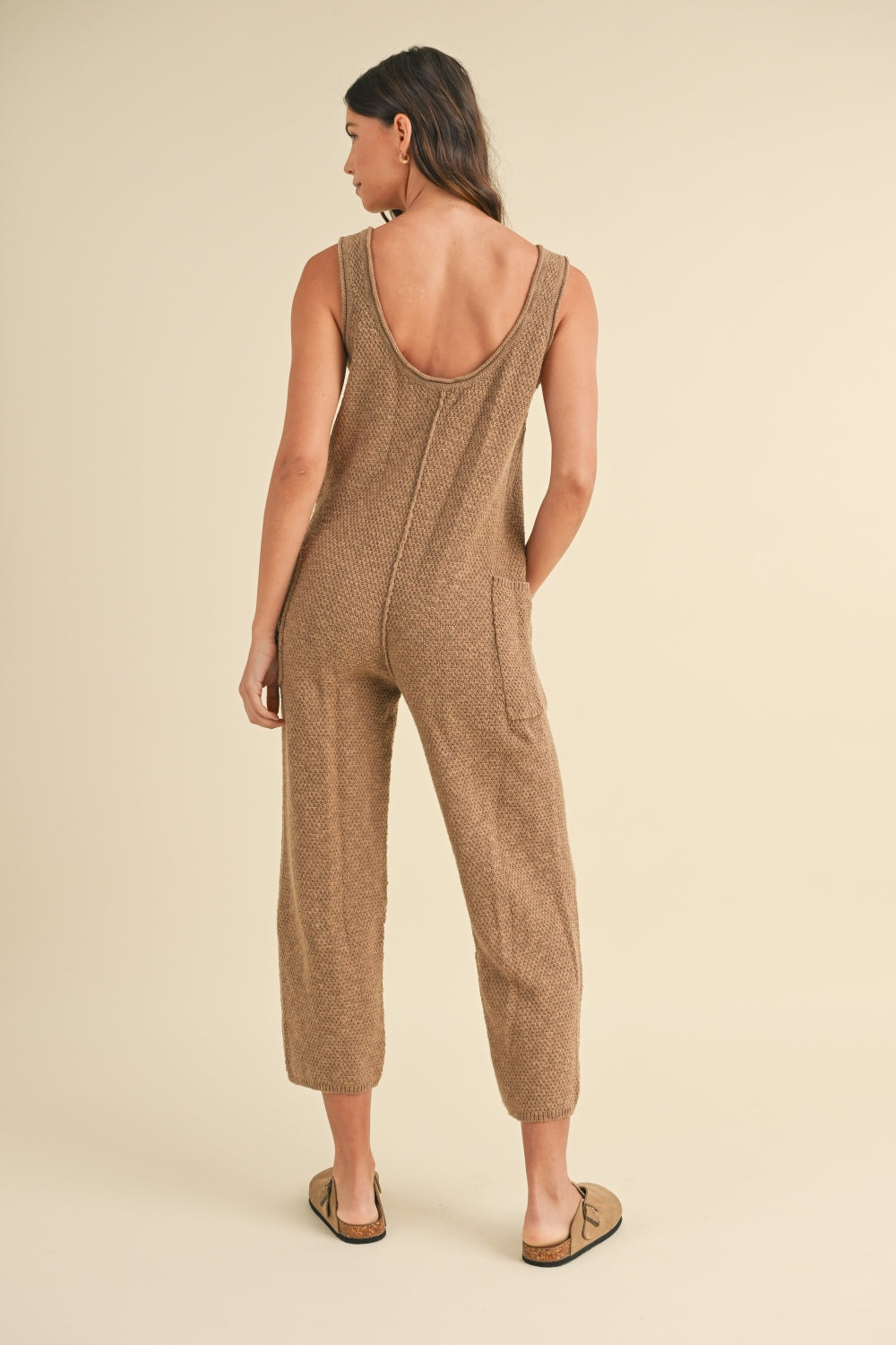 MABLE Knit Crop Jumpsuit